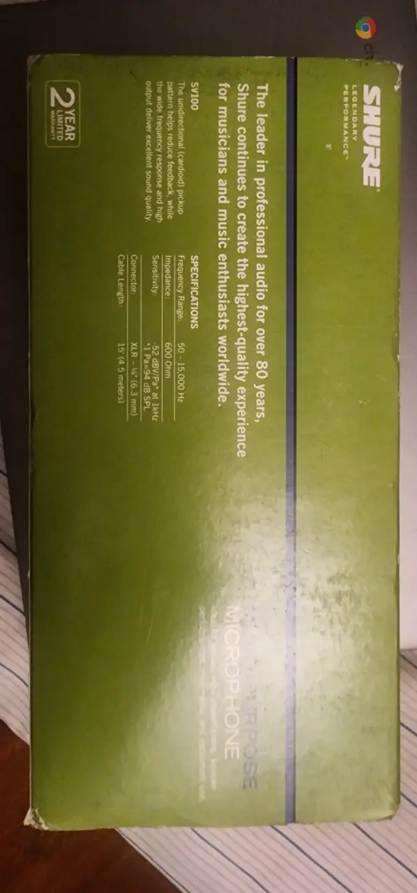 Micrófono multiuso Shure SV100 - 2