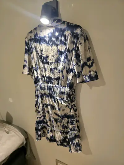 Vestido estampado manga corta - miniatura 5