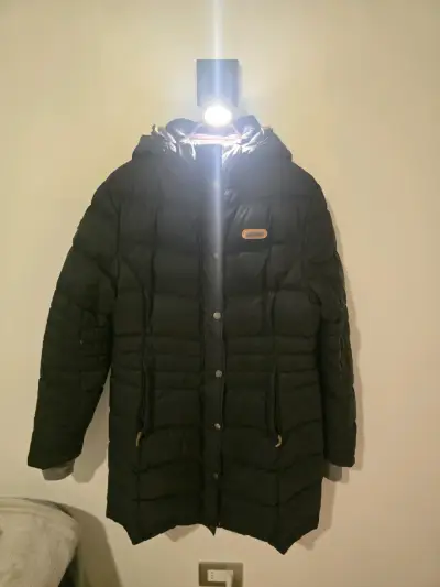Parka acolchada negra mujer - miniatura 2