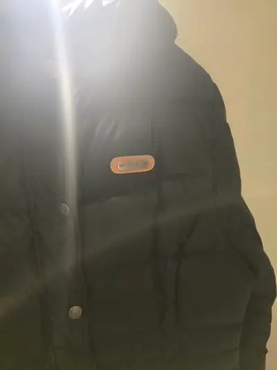 Parka acolchada negra mujer - miniatura 3