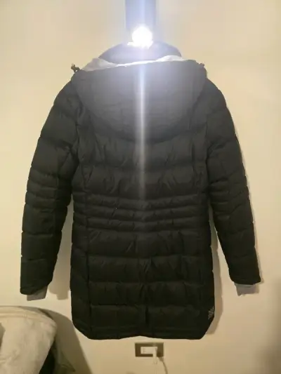 Parka acolchada negra mujer - miniatura 6