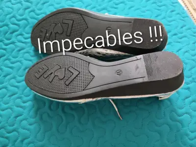 Zapatos plateados talle 38/39 - miniatura 3