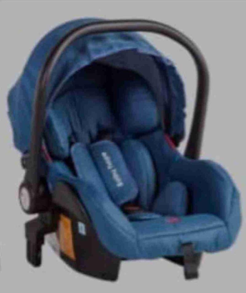 Coche para bebé azul y naranja - 4