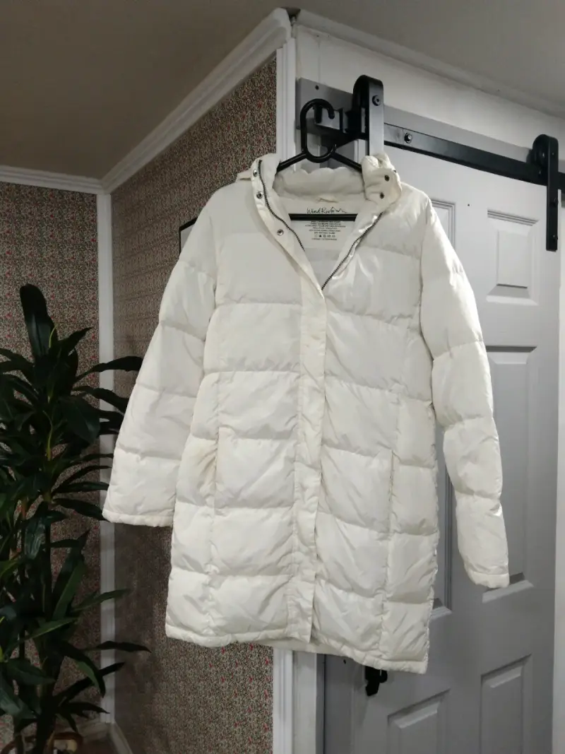 Chaqueta acolchada blanca - 1