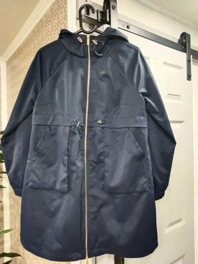 Parka azul con capucha - 2