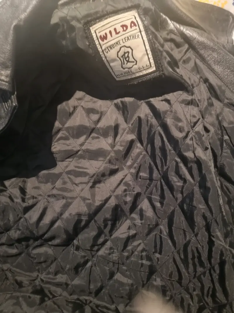 Chaqueta de cuero negra - 3