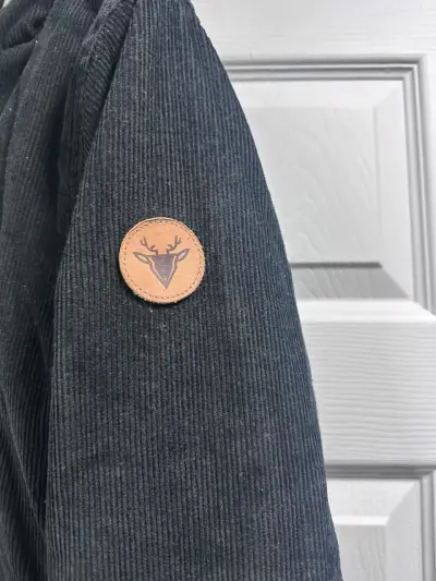 Chaqueta negra de corduroy - miniatura 3