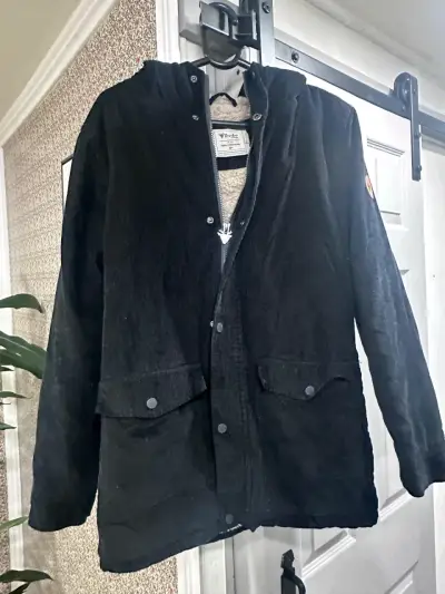 Chaqueta negra de corduroy - miniatura 6