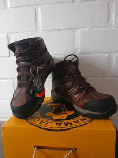 Botas de seguridad impermeables marrones - miniatura 1