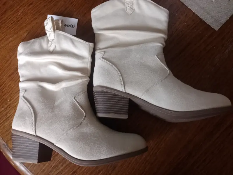 Botines blancos de mujer - 5