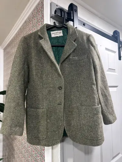 Blazer de lana color gris - miniatura 4