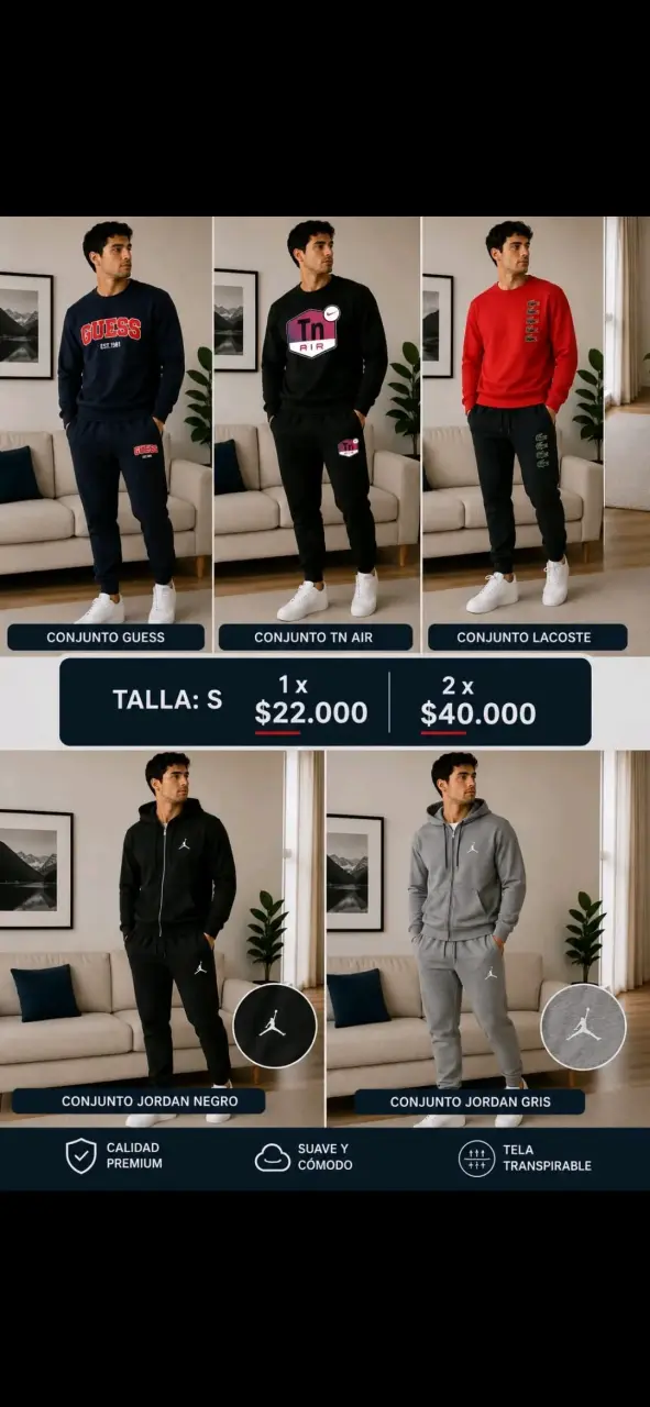 Conjunto deportivo talla S - 1