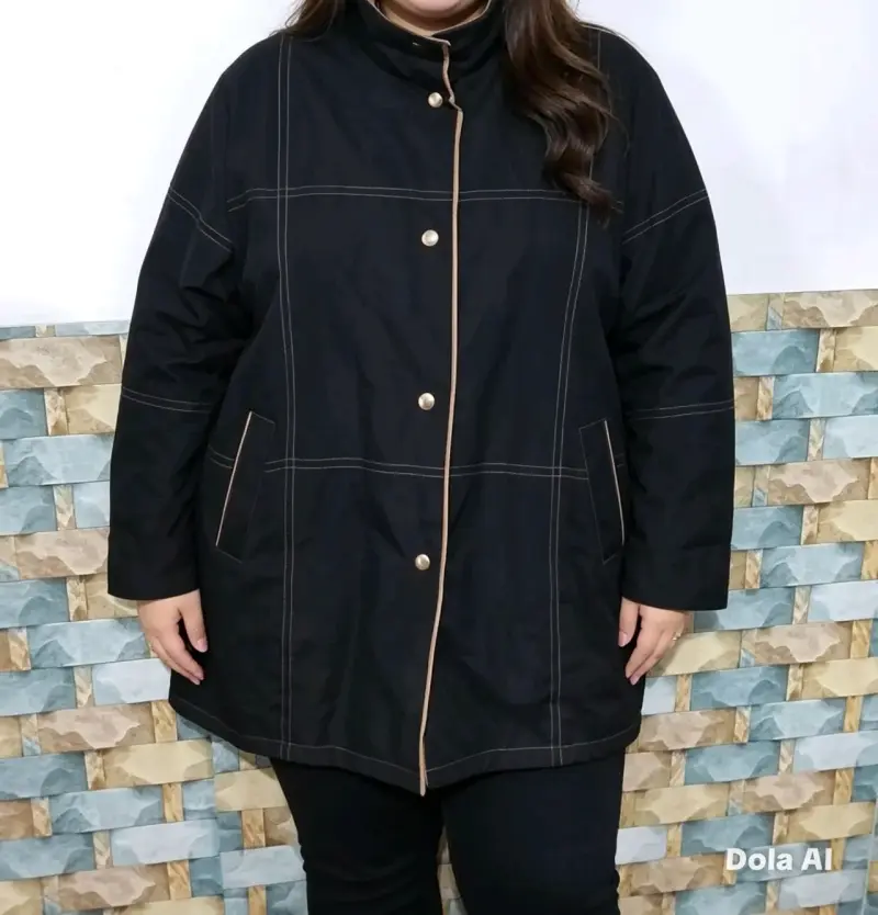 Chaqueta negra Reversible - 5