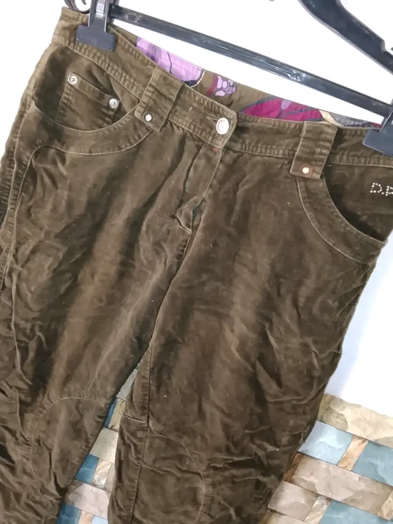 Pantalones de terciopelo marrón - 2