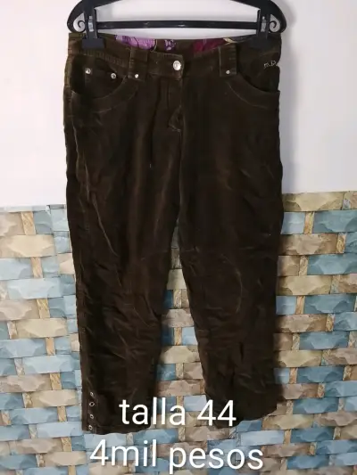 Pantalones de terciopelo marrón - miniatura 3
