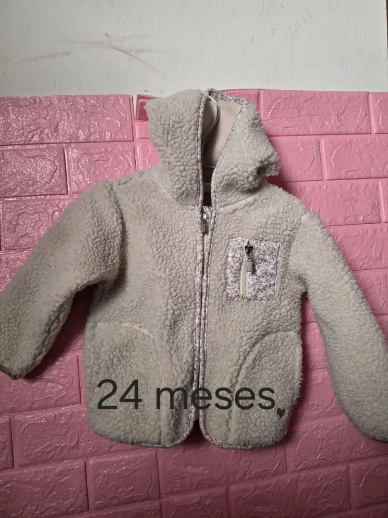 Chaqueta polar beige 24 meses