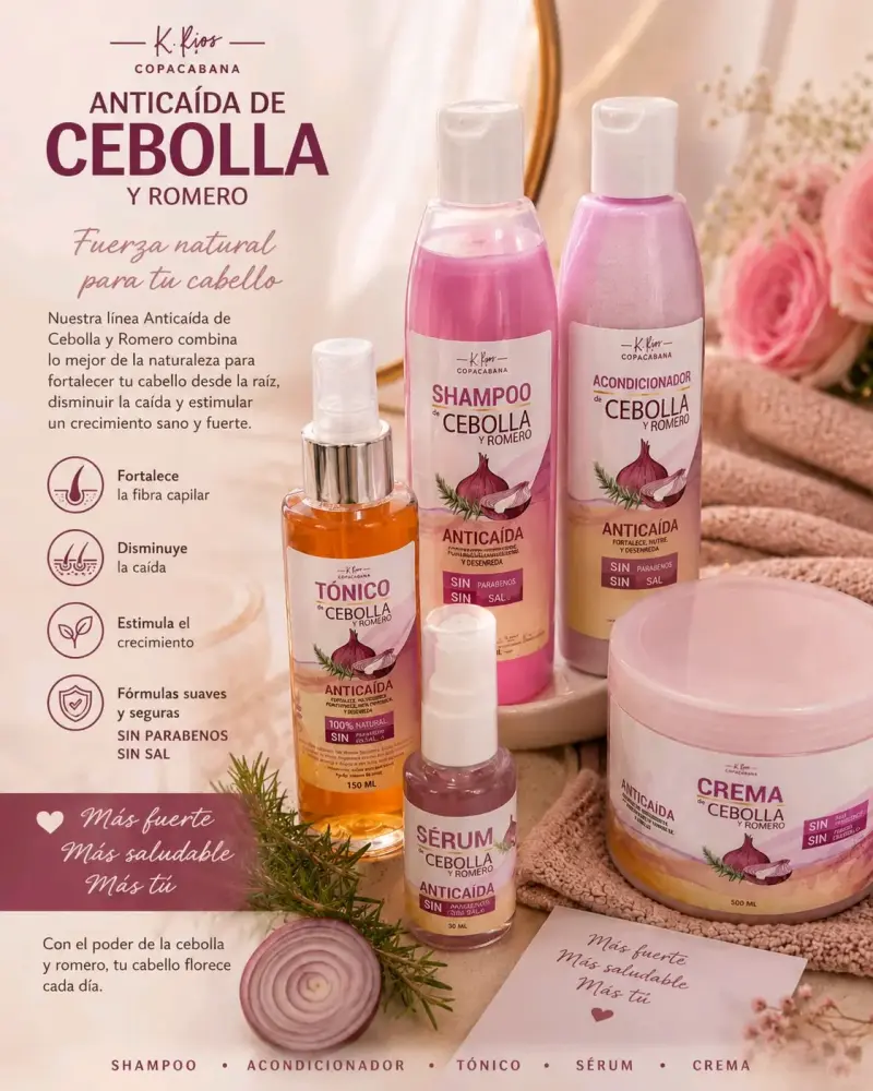 Set anticaída cebolla y romero