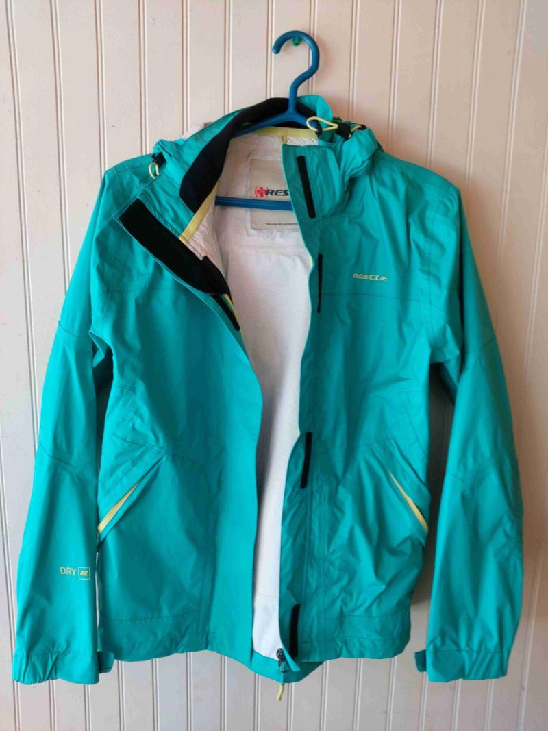 Chaqueta impermeable Rescue turquesa - 1