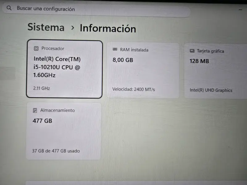 Laptop Huawei gris moderno - 4