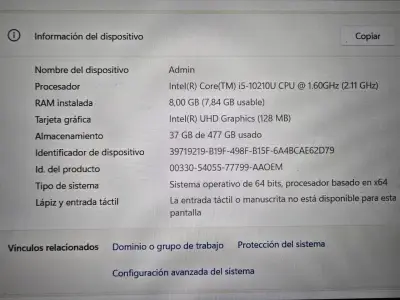 Laptop Huawei gris moderno - miniatura 5
