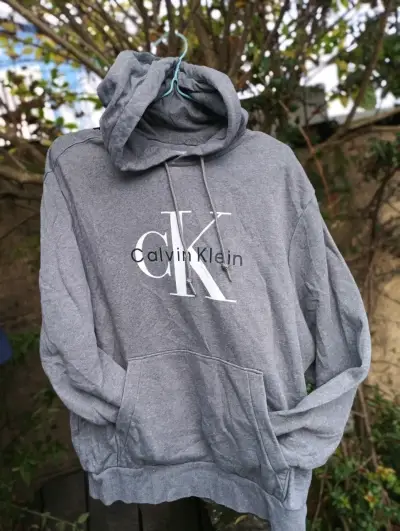 Polerón gris Calvin Klein - miniatura 1