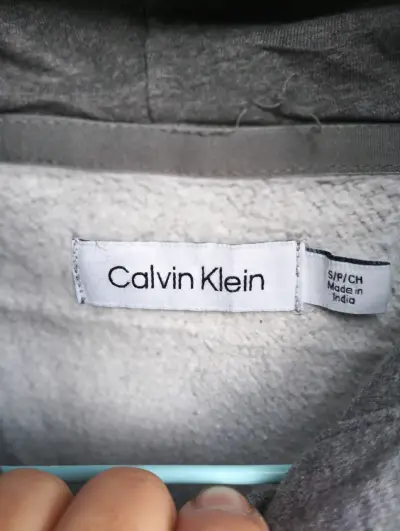 Polerón gris Calvin Klein - miniatura 3