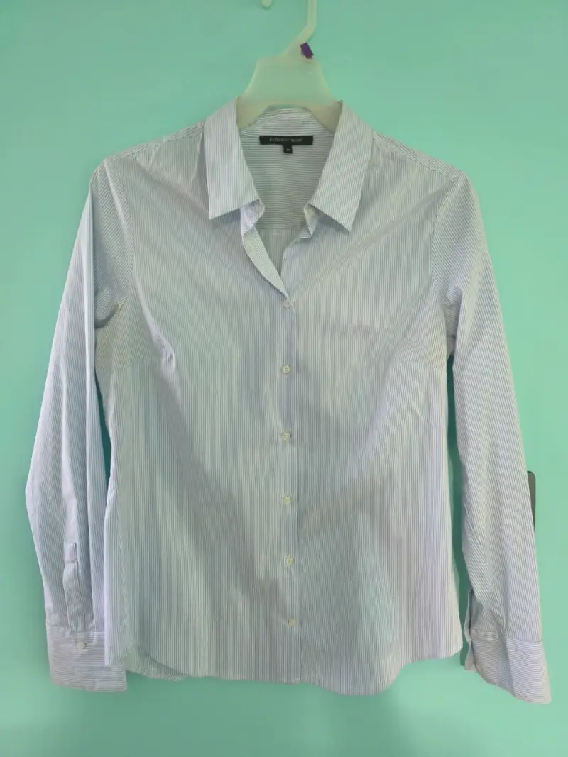 Camisa blanca de rayas - 1