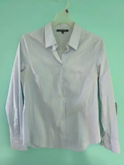 Camisa blanca de rayas - miniatura 1