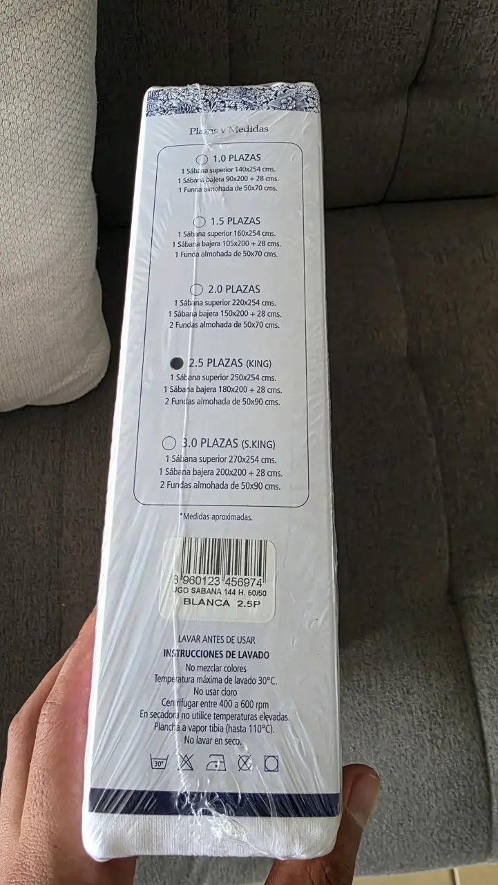 Juego de sábanas Chiteco Premium hoteleras - 2