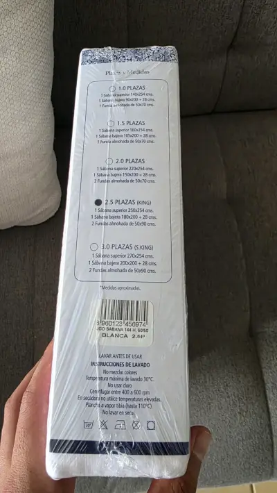 Juego de sábanas Chiteco Premium hoteleras - miniatura 2