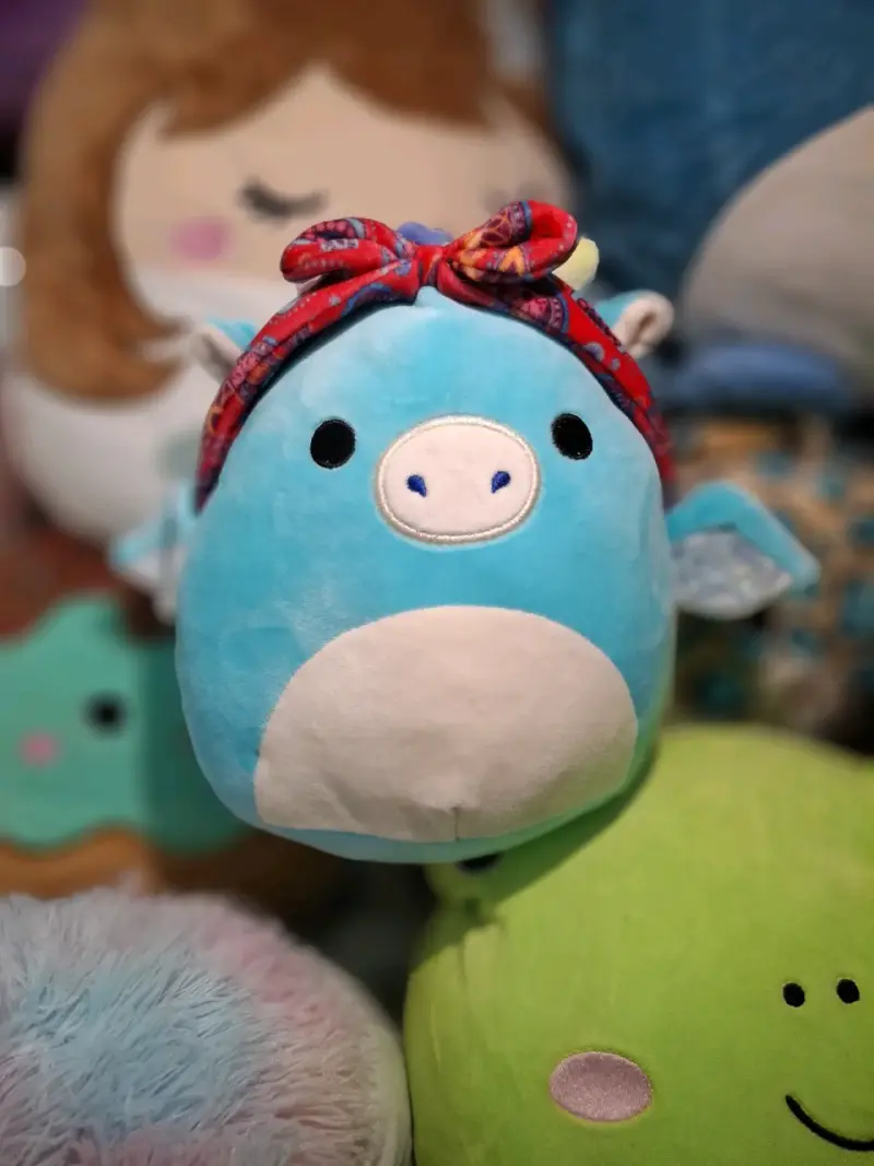 Peluches dragón con bandana y buho - 1