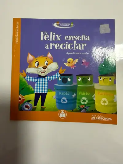 Libro infantil Félix enseña a reciclar - miniatura 1