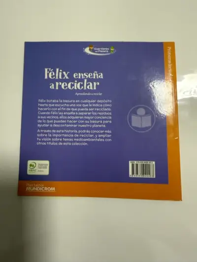 Libro infantil Félix enseña a reciclar - miniatura 2
