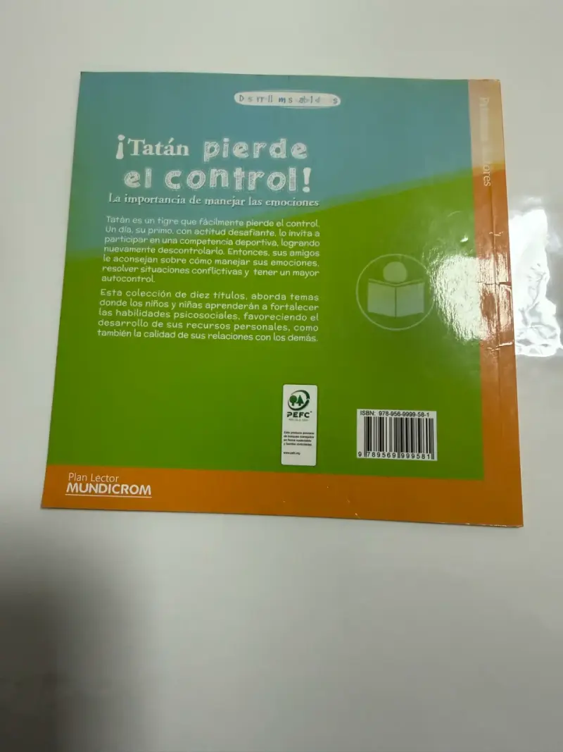 Libro Tatán pierde el control - 2