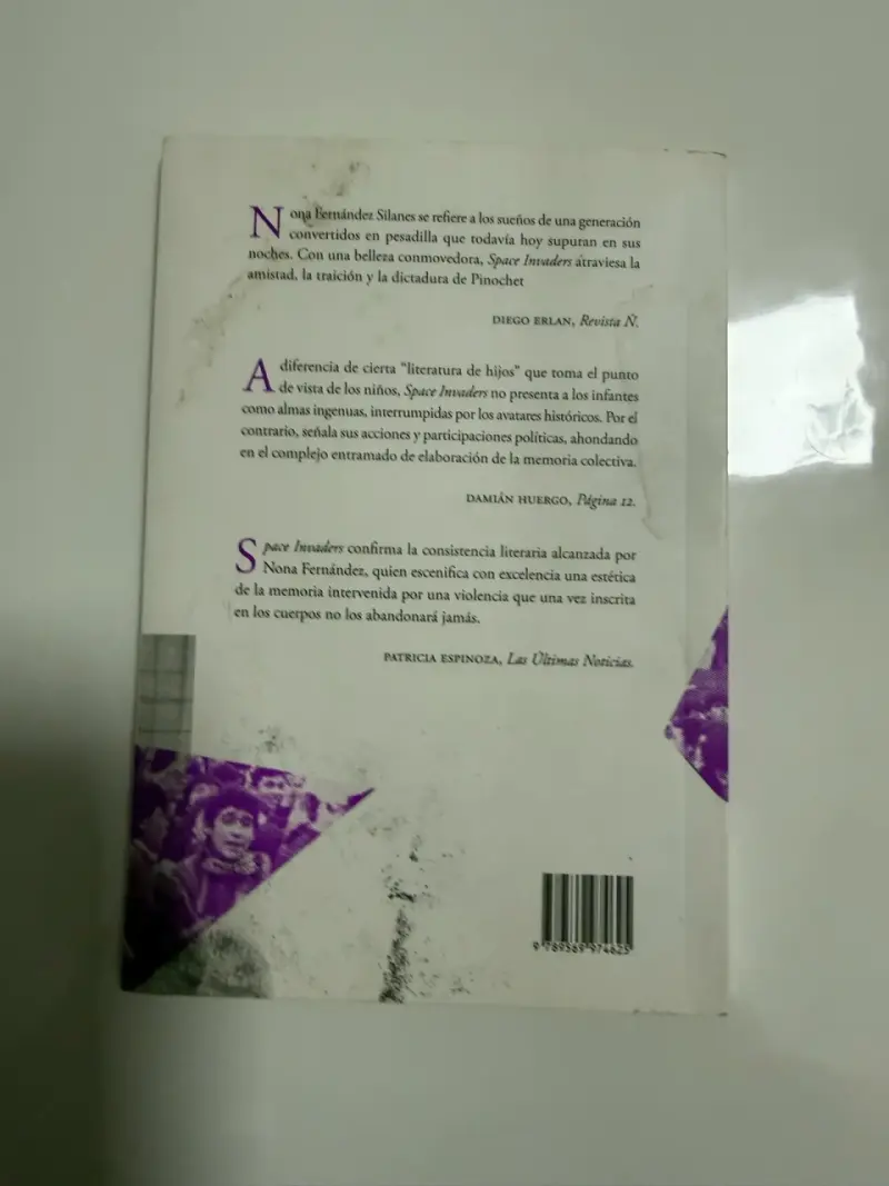 Libro Space Invaders de Nona Fernández - 2