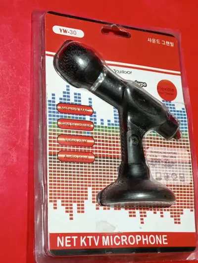 Micrófono de escritorio negro - miniatura 1