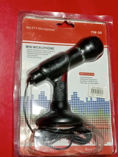 Micrófono de escritorio negro - miniatura 2
