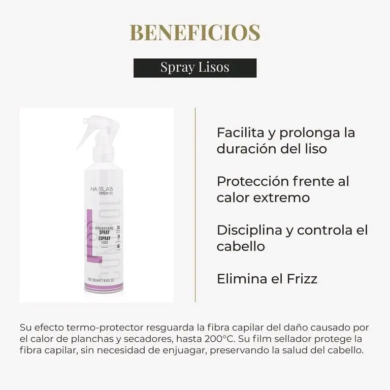 Spray alisador/protector termico HairLab 250 ml - 2