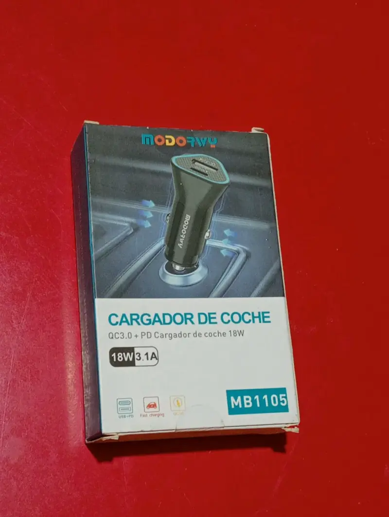 Cargador rápido para auto Modorywu - 3