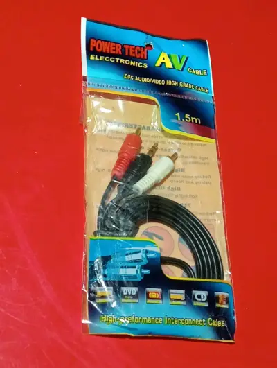 Cable AV Power Tech 1.5m - miniatura 1
