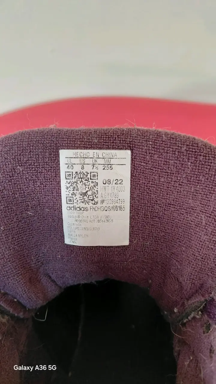 Zapatillas deportivas Adidas violeta - 4