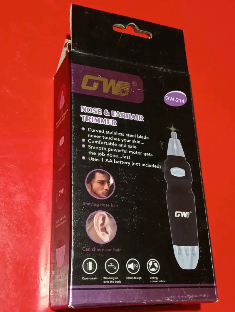 Recortador de vello nasal y de orejas GW - 3
