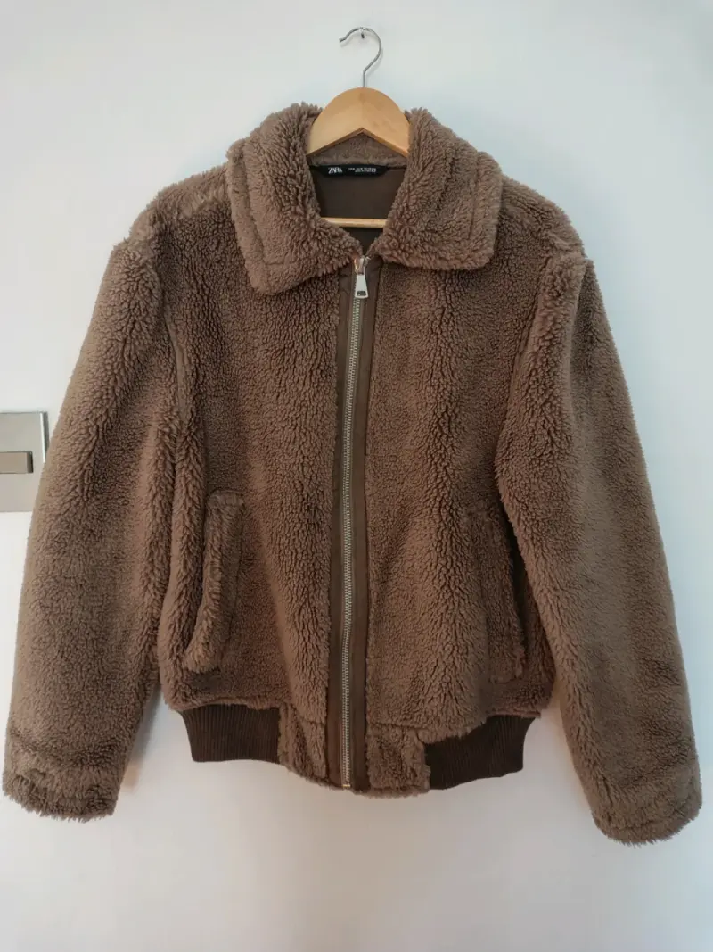 Chaqueta ZARA borrego hombre - 1