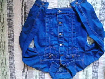 Chaqueta de mezclilla azul - miniatura 2