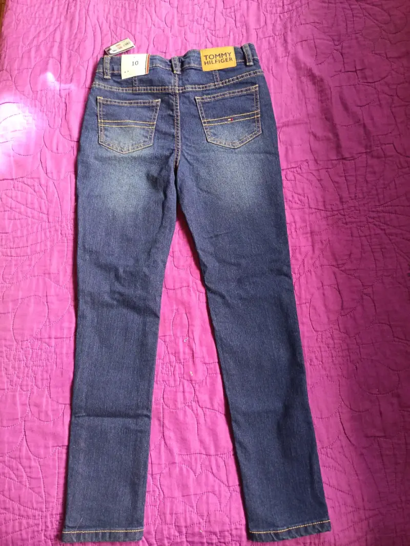 Jeans Tommy hilfiger azul oscuro para niña - 2