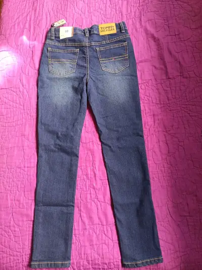 Jeans Tommy hilfiger azul oscuro para niña - miniatura 2