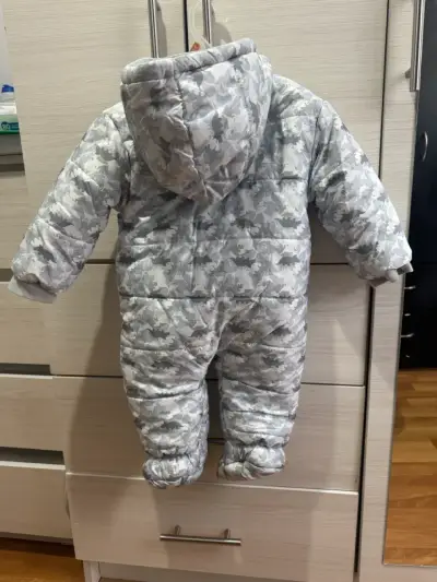 Enterito acolchado camuflaje gris - miniatura 2