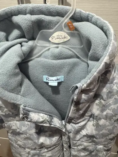 Enterito acolchado camuflaje gris - miniatura 3