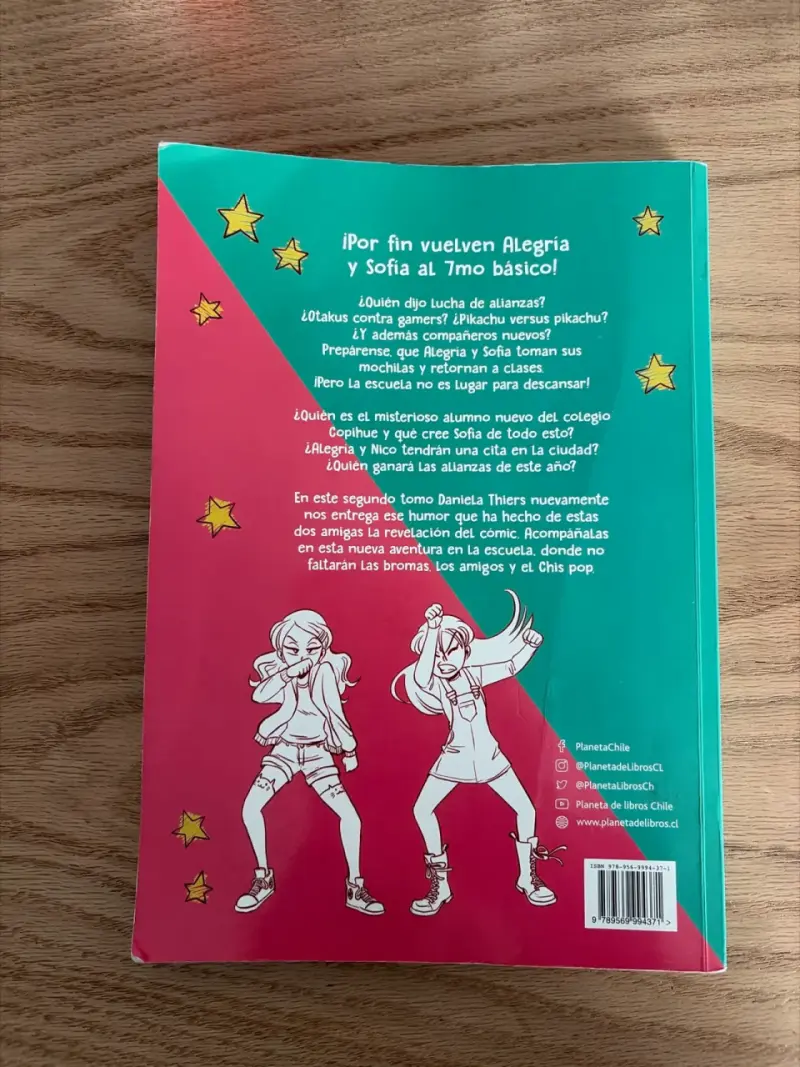 Cómic Alegría y Sofía Clase 7B - 2