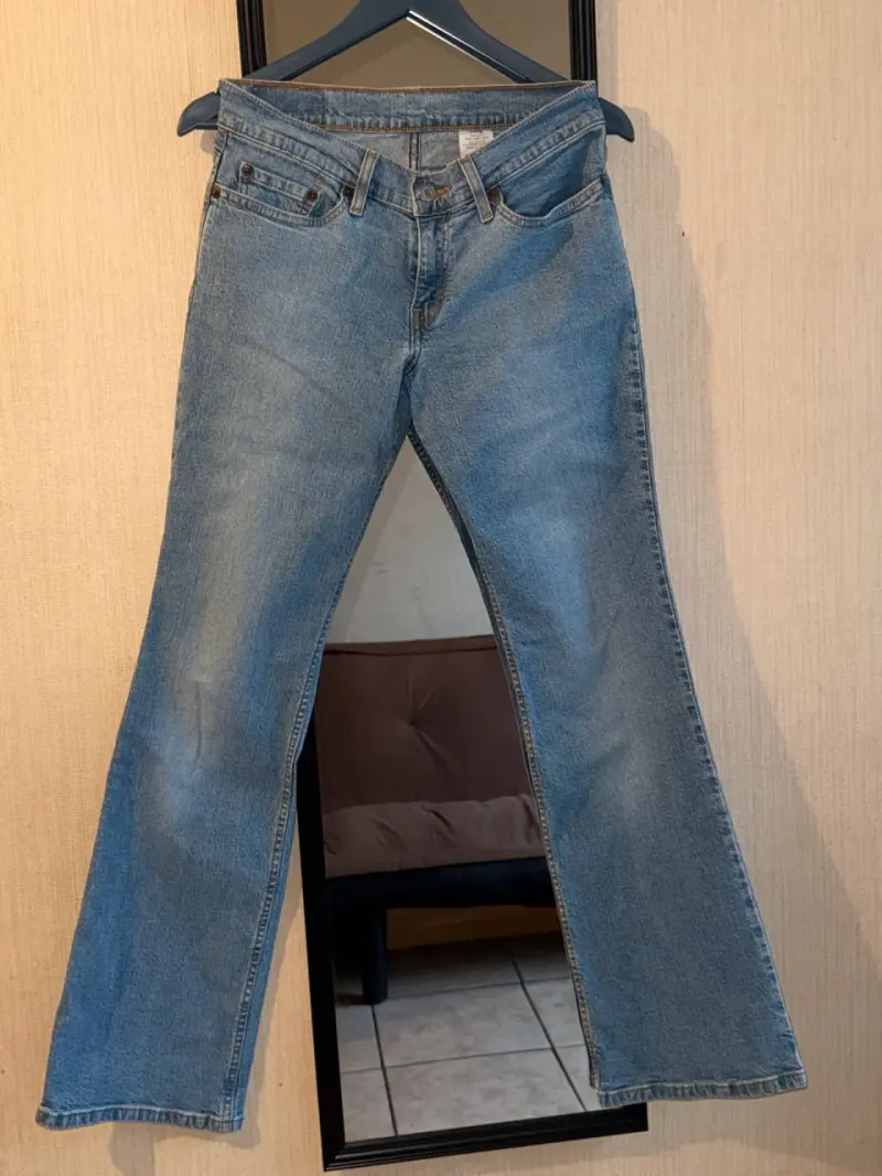 Jeans rectos azul claro - 1